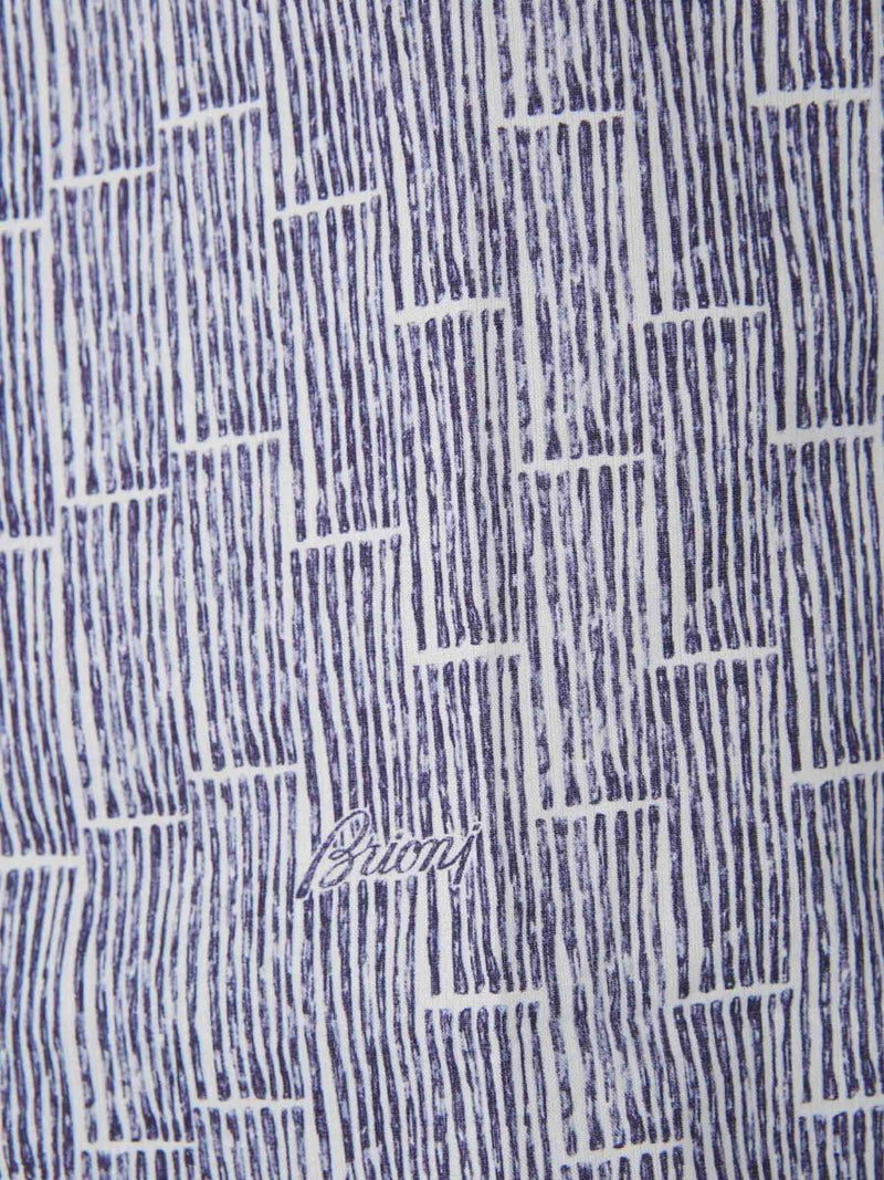 Brioni Printed Cotton Shirt