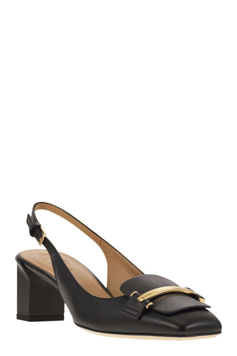 Tod'S Slingback Leather Décolleté