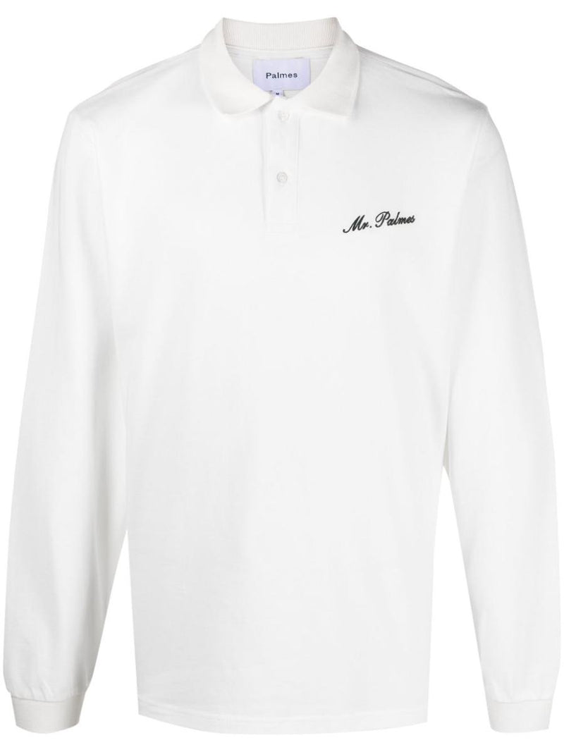 Palmes Logo Organic Cotton Polo Shirt