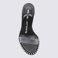 Alexander Wang Black Leather Sandals