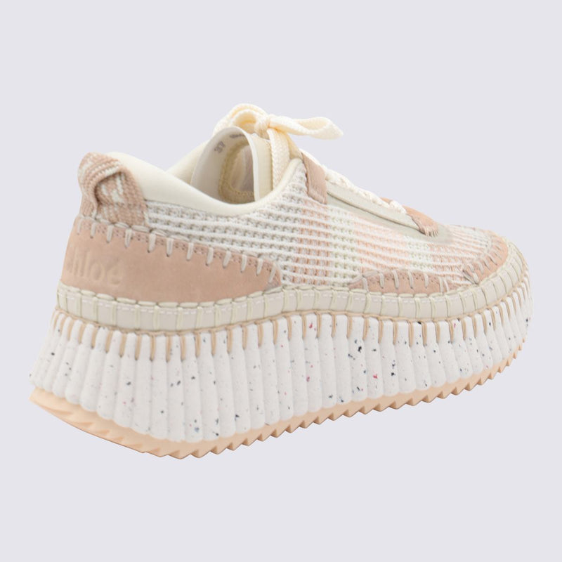 Chloé Beige Nama Sneakers