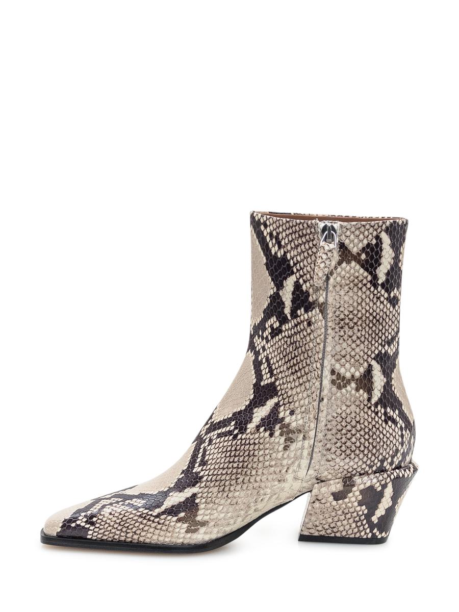 Paris Texas Paris Texas Ankle Boots In Python Print