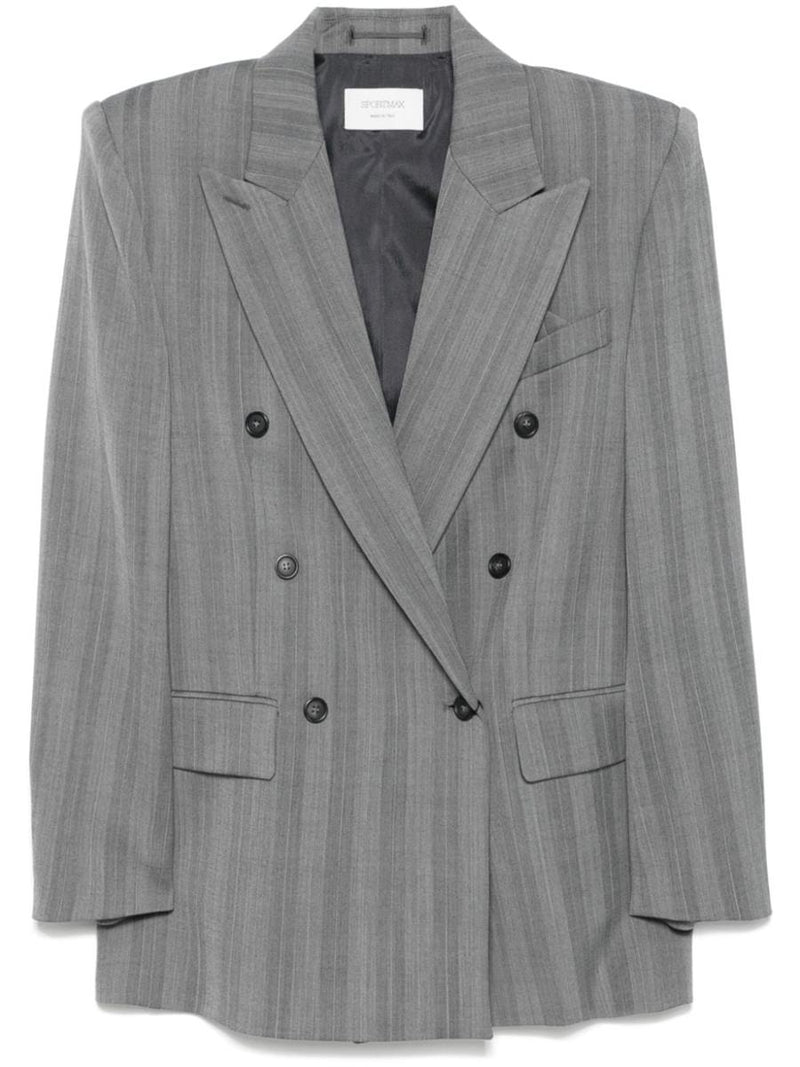 Sportmax Wool Double-Breasted Jacket