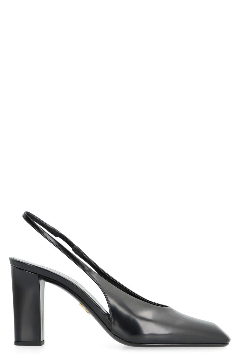 Prada Leather Slingback Pumps