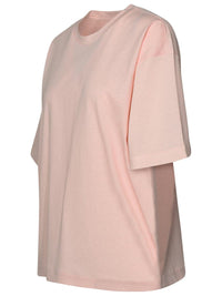 Burberry Pink Cotton T-Shirt