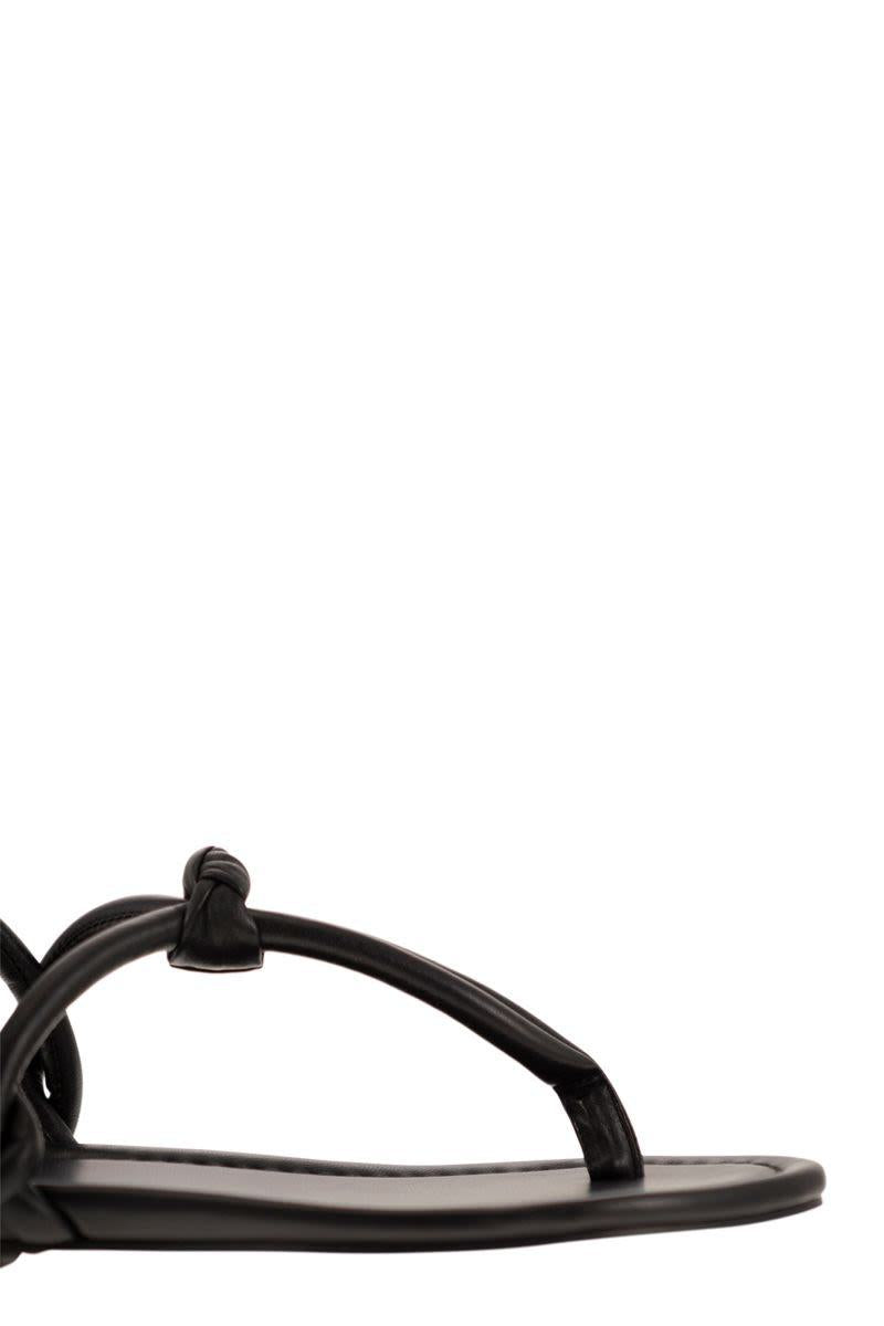 Fabiana Filippi Leather Flip-Flops