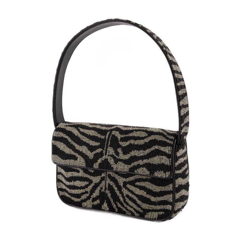 Staud Tommy Beaded Shoulder Bag