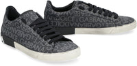 Dolce & Gabbana Portofino Leather And Fabric Low-Top Sneakers
