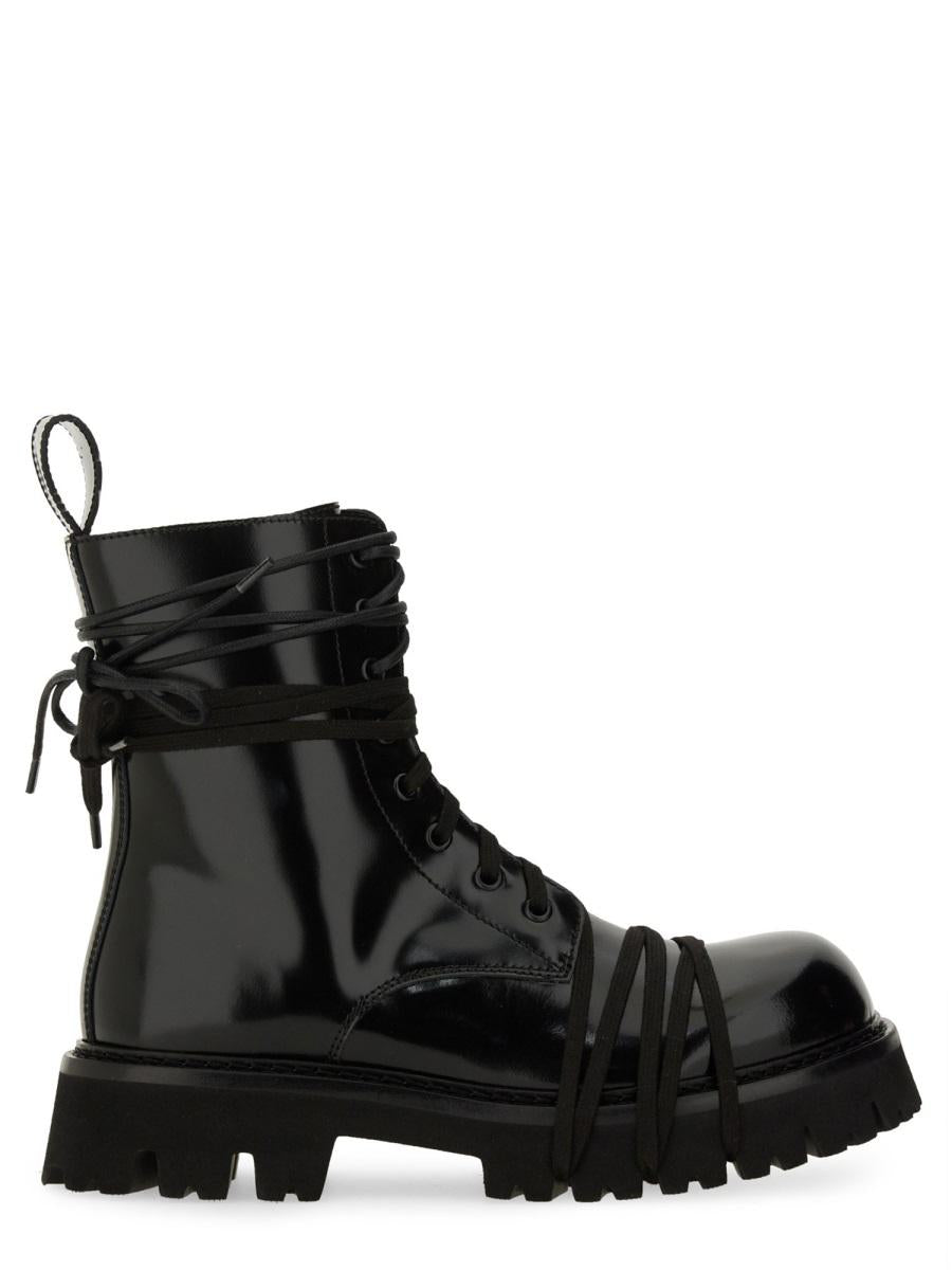 Moschino Lace-Up Boot