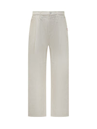 Amish Amish White Straight-Legged Pants