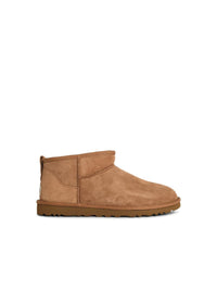 UGG 'Classic Ultra Mini' Chestnut Suede Boots