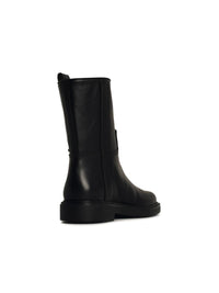 Tod'S Black Leather Ankle Boots