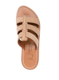 K.Jacques Dolon Leather Flat Mules