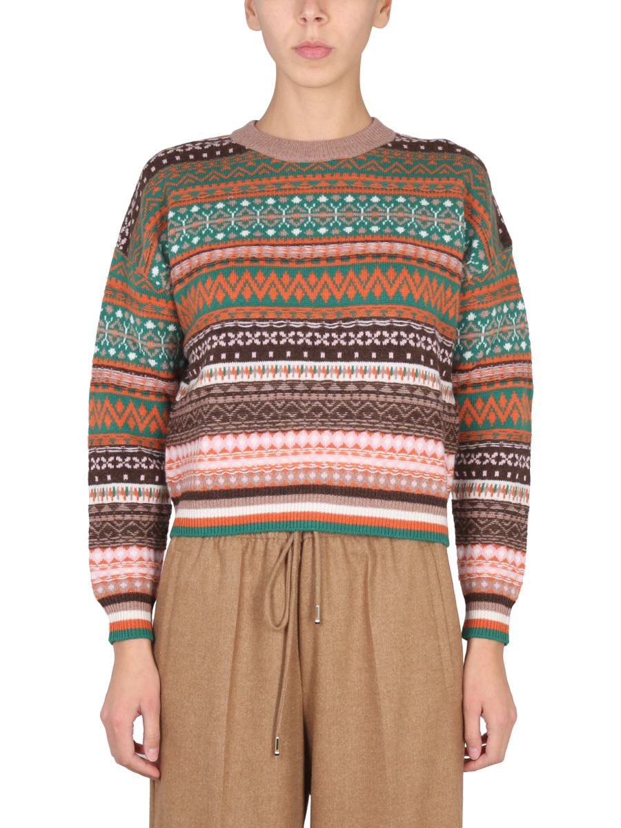 Ballantyne Multicolor Crewneck Sweater