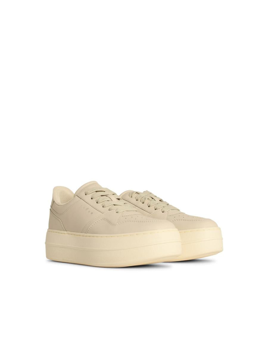 Hogan 'H670' Ivory Leather Sneakers