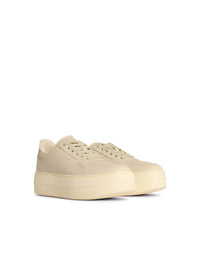 Hogan 'H670' Ivory Leather Sneakers