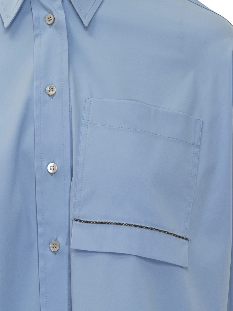 Brunello Cucinelli Brunello Cucinelli Cropped Shirt