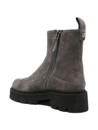 Ea7 Emporio Armani Suede Leather Boots