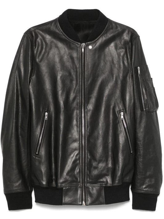 Rick Owens Classic Flight Leather Jacket