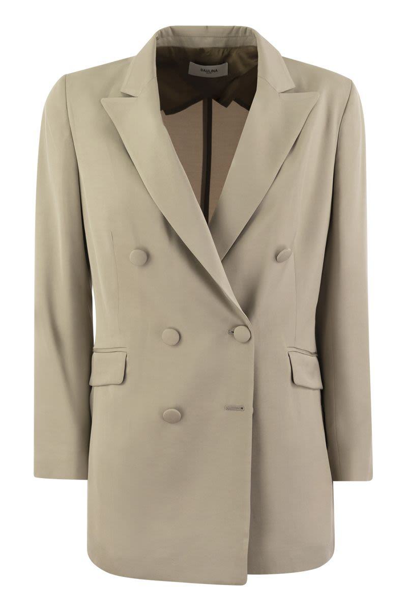 Saulina Anita - Viscose Double-Breasted Blazer