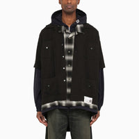 Maison Mihara Yasuhiro Three-Layer Hooded Shirt