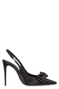 Dolce & Gabbana Satin Slingback Pumps
