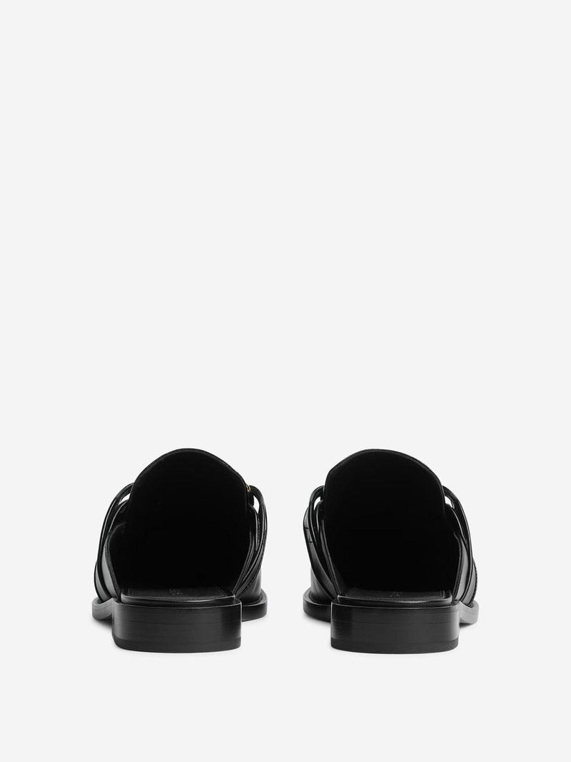 Bottega Veneta Astaire Leather Moccasins