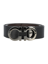 Salvatore Ferragamo Reversible And Adjustable Gancini Belt