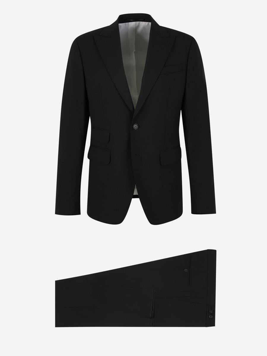 DSQUARED2 Straight Wool Suit