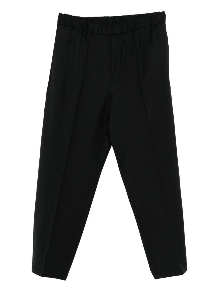 Seven Gauge Trousers With An Elastic Waist