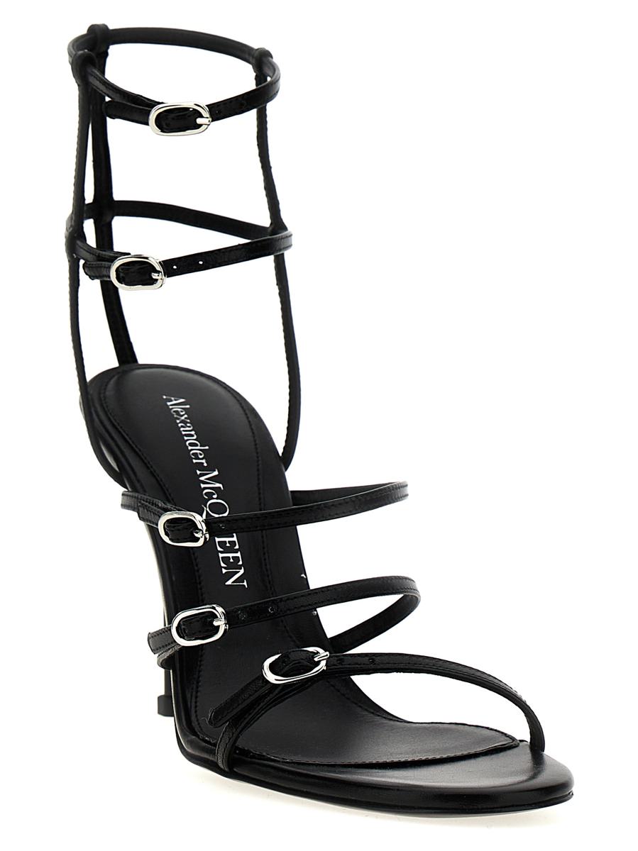 Alexander McQueen Strap Leather Sandals
