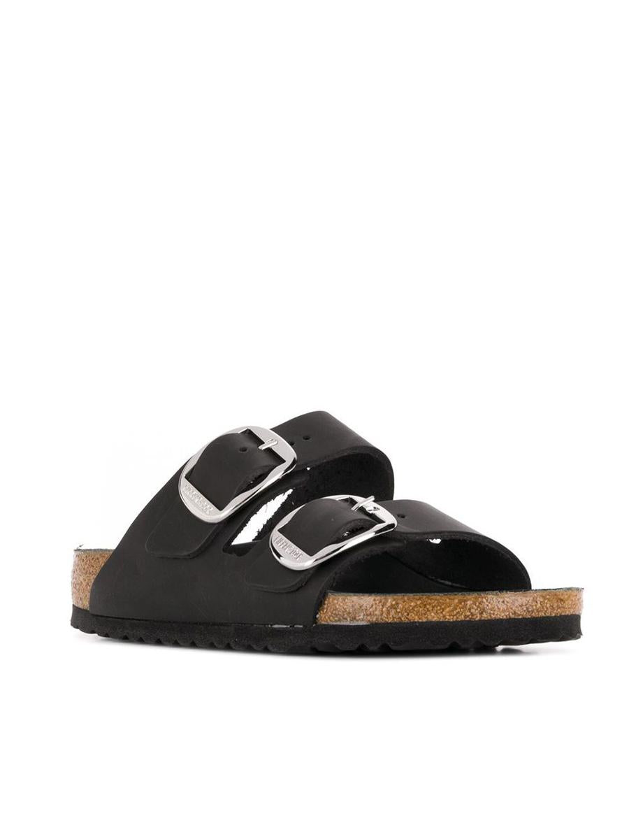 Birkenstock Black 'Arizona' Slide With Double Strap