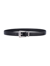 Saint Laurent Folk Smooth Leather Belt