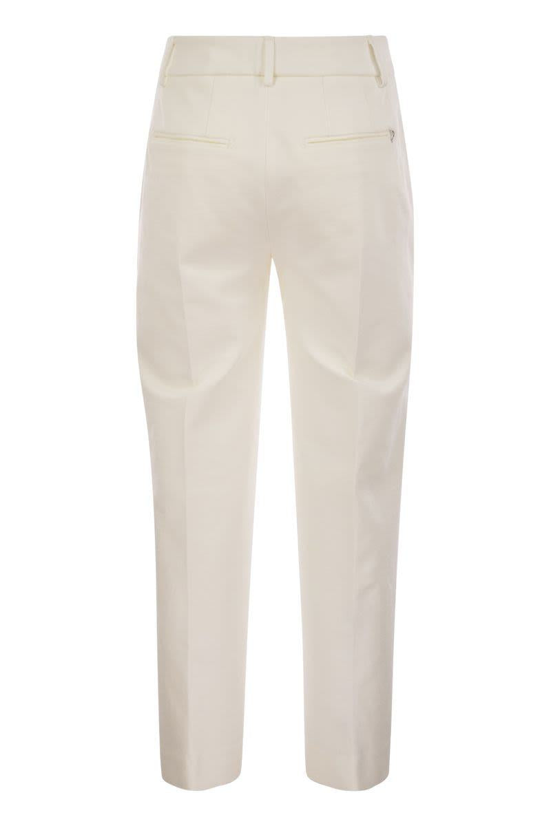 Dondup Loose Cropped Jersey Trousers - Meli