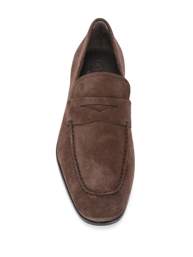 Tod'S Suede Penny Loafers Shoes
