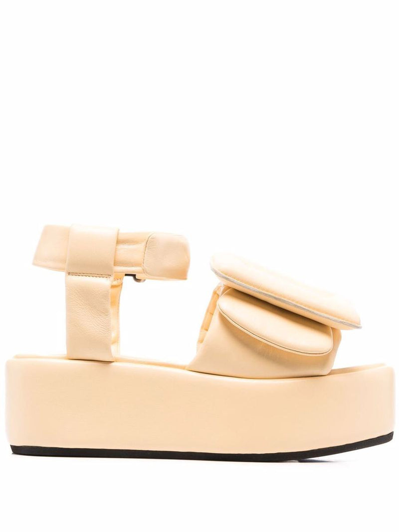 Boyy Puffy Platform Leather Sandals
