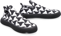 Bottega Veneta Wavy Triangle Slip-On Sneakers