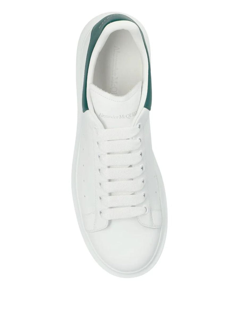 Alexander McQueen Oversized Sneakers In White/Green Shoes