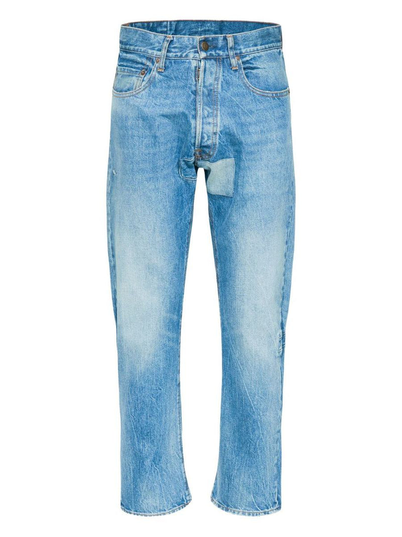 Maison Margiela Denim Blue Tapered Leg Jeans