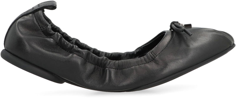 Hogan Hogan H684 Leather Ballet Flats