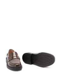 Tod'S Shaded Finishing Leather Penny Loafers Shoes