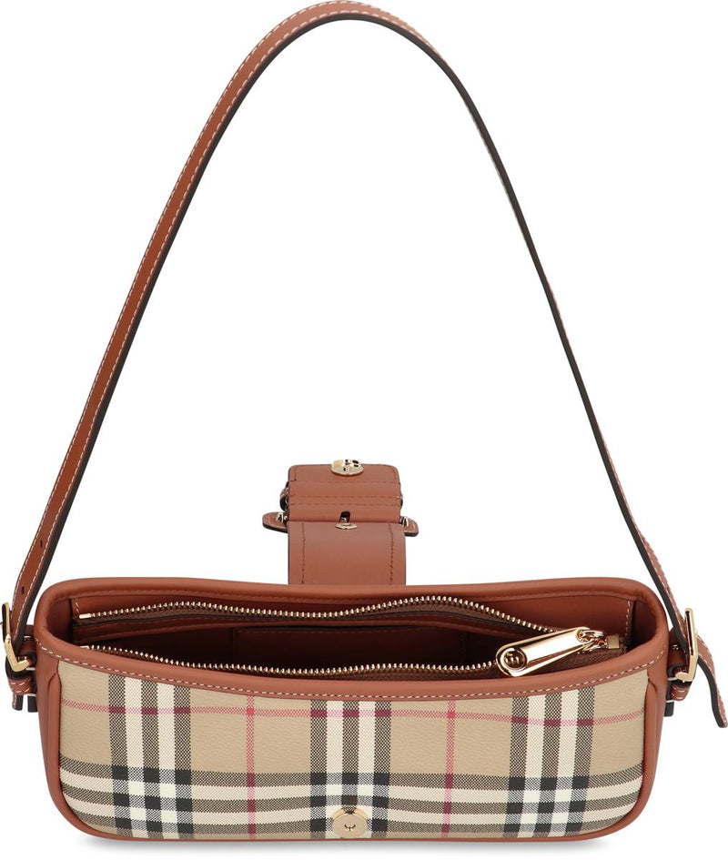 Burberry Check Print Shoulder Bag