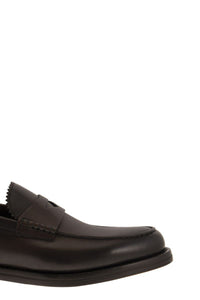 Doucal's Leather Penny Loafer