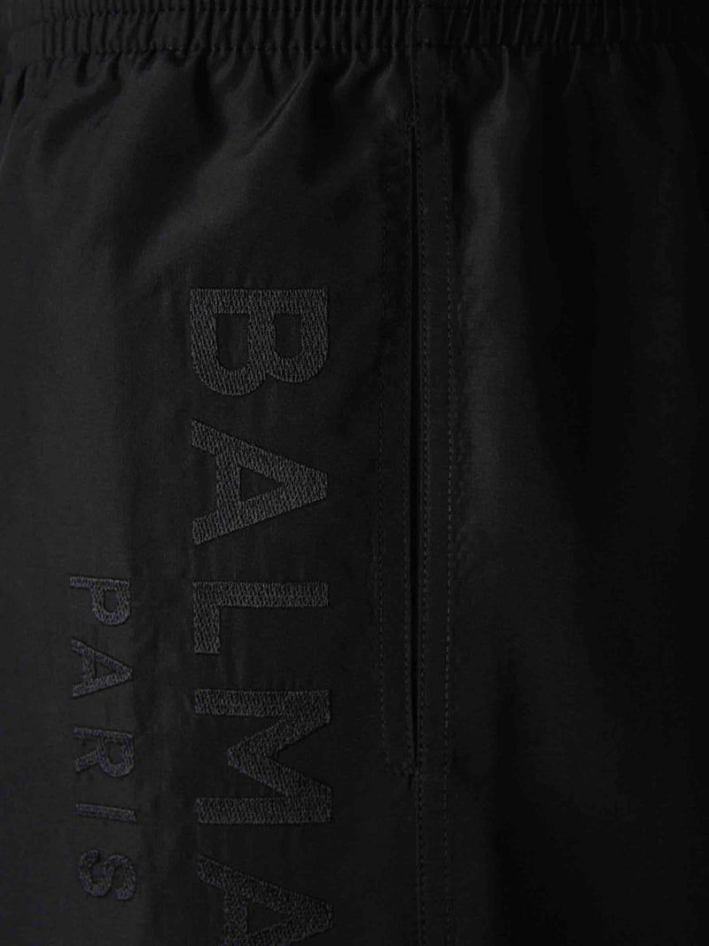 Balmain Logo Boxer Swimsuit