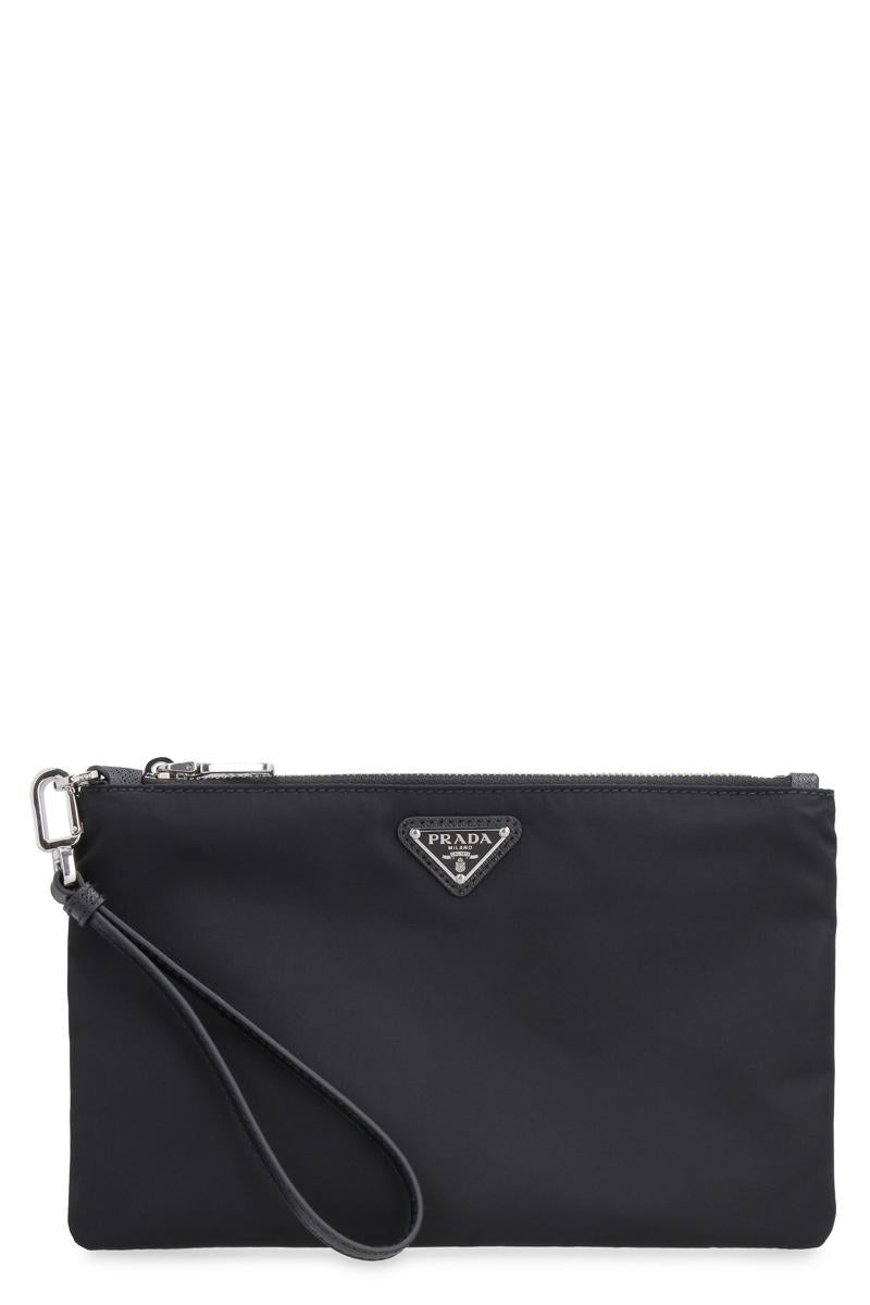 Prada Re-Nylon Pouch-Bag With Logo
