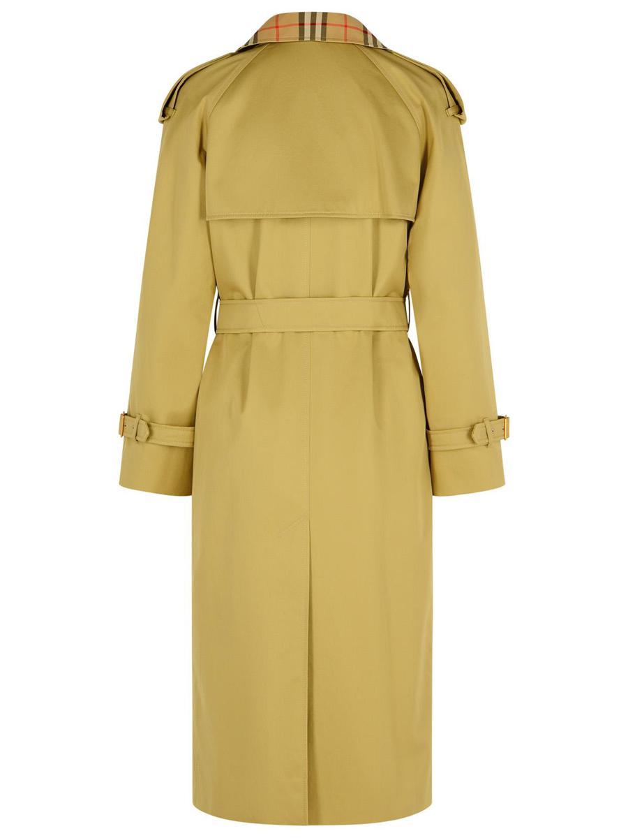 Burberry 'Castleford' Green Cotton Trench Coat