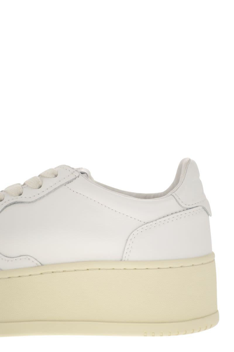Autry Medalist Platform - Leather Trainers