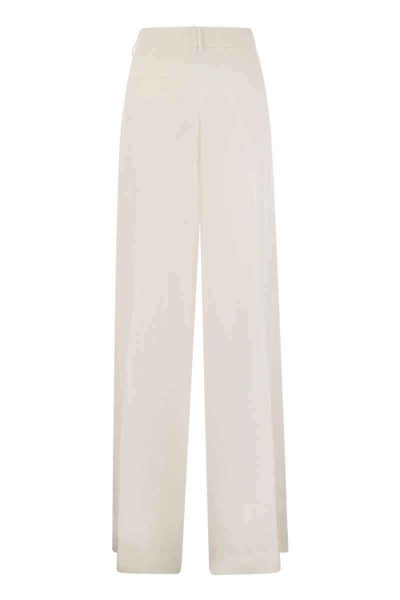 Antonelli Tulipano - Linen Wide Trousers