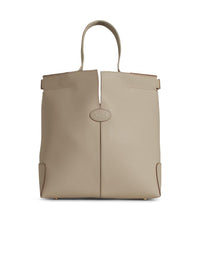 Tod'S Small Ivory Leather Bag