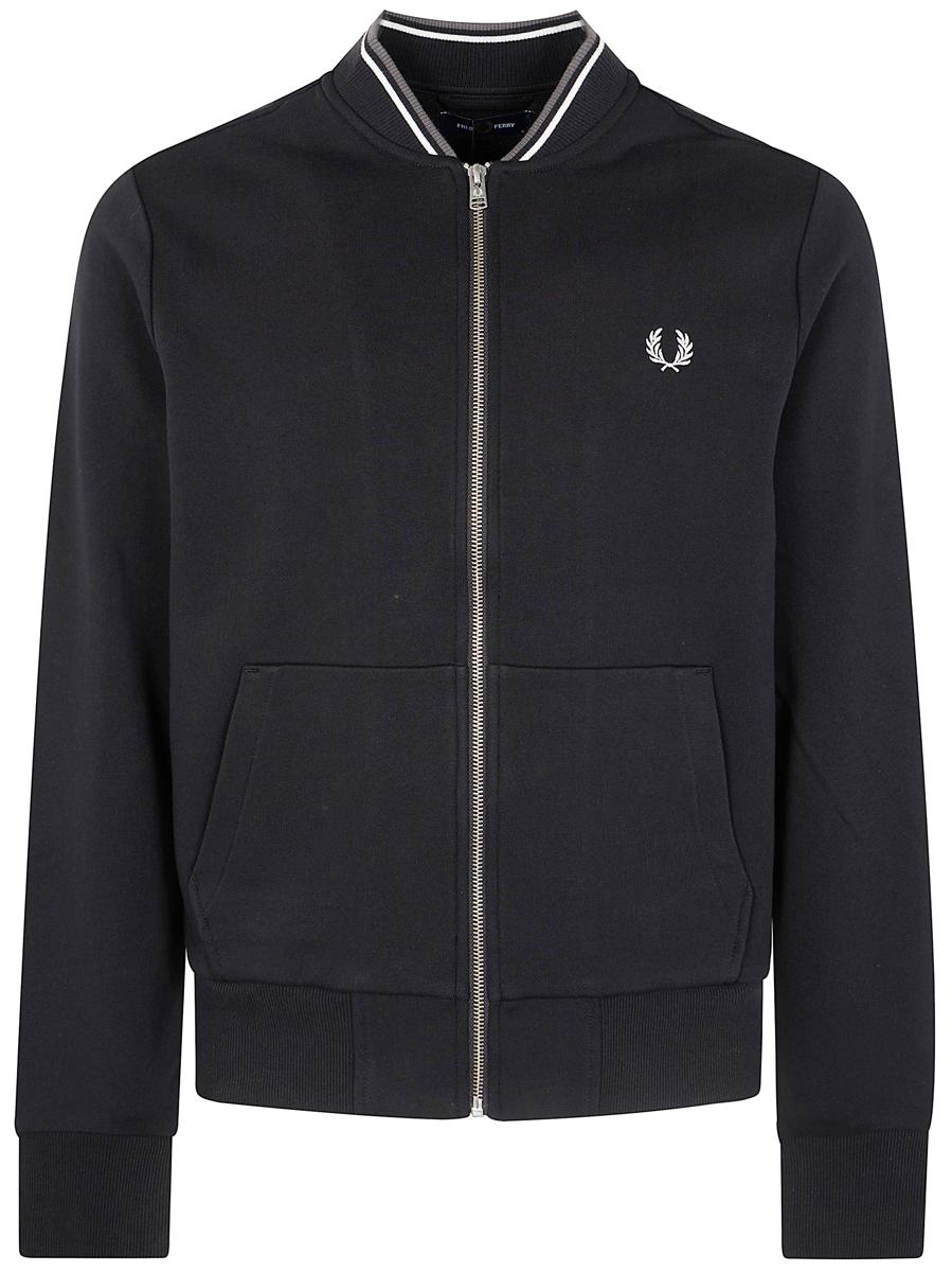 Fred Perry Zipper Through Sweatshirt Clothing